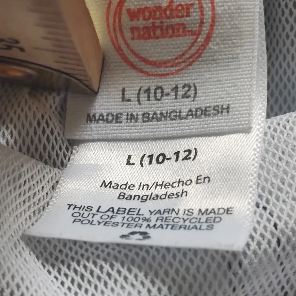 Wonder Nation Swim Trunks Boy L 10-12 Blue Yellow Excellent Tie Dye Board Shorts